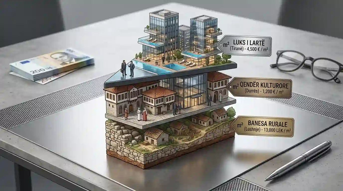 Vinça ndërtimi në horizontin e Tiranës që tregojnë rritjen e tregut imobiliar në Shqipëri