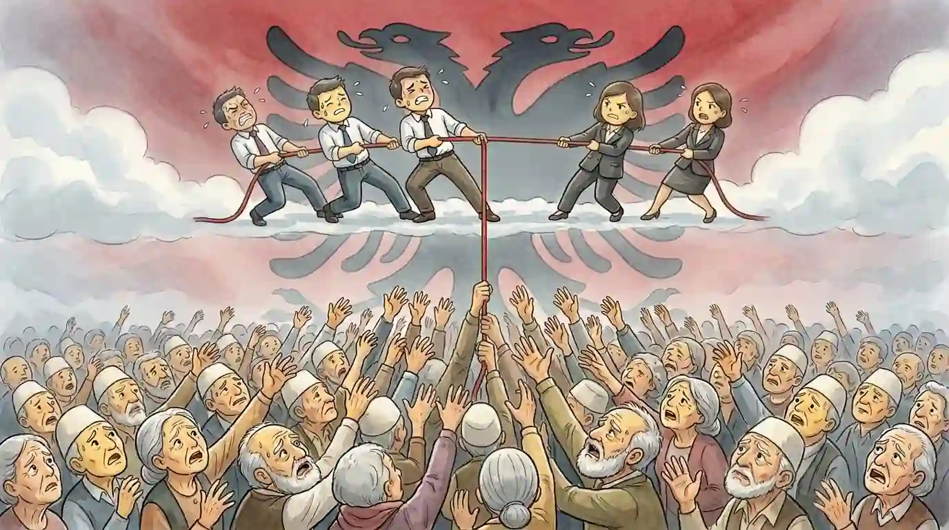 Ilustrim konceptual i krizës së pensioneve dhe demografisë në Shqipëri